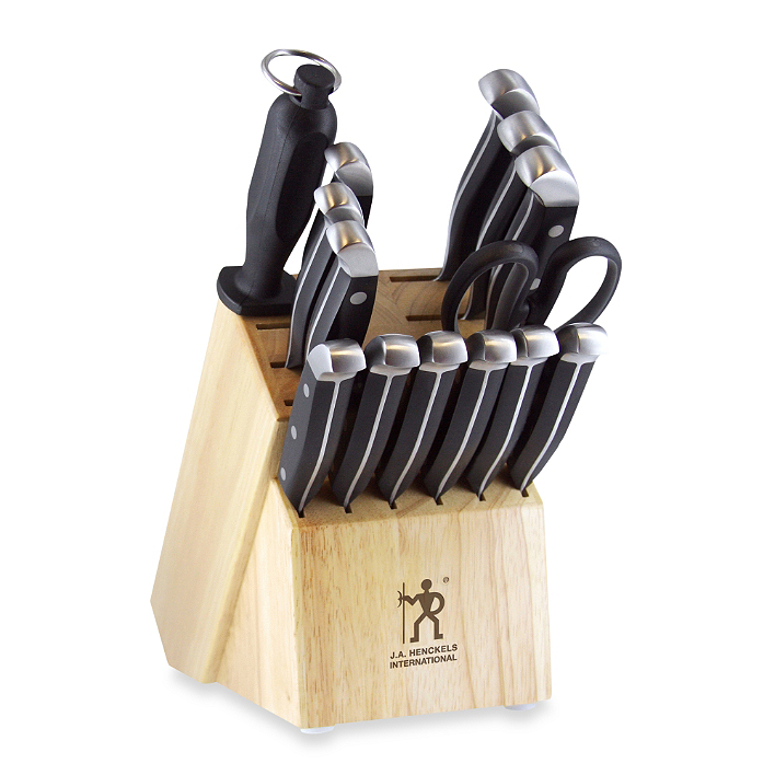 JA Henckels International Knife Block Set 15 Piece - Statement Set J.A. Henckels International JA Henckels International Knife Block Set 15 Piece - Statement Set -All-Clad Shop 35022242247746p