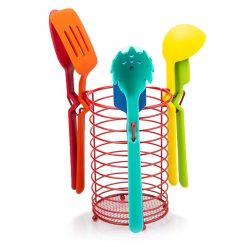 Fiesta® Utensil Set | 7-Piece With Caddy (Silicone)