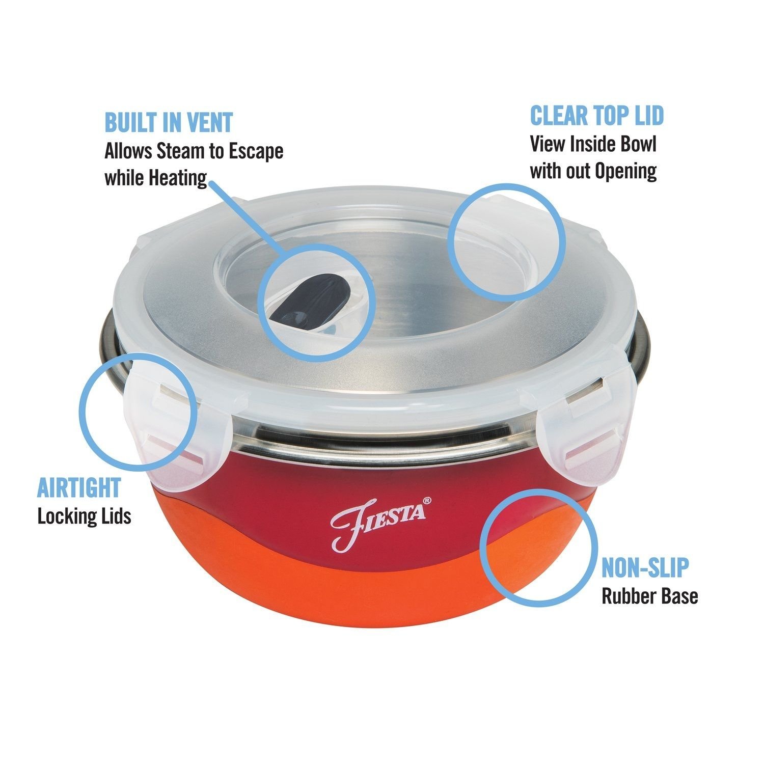 Fiesta® Prep Bowl Set | 8-Piece with Lids Fiesta® Prep Bowl Set | 8-Piece With Lids -All-Clad Shop 350611 microwave safe prep bowl set