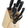 Zwilling J.A. Henckels Four Star Anniversary Knife Block Set | 8-Piece -All-Clad Shop 35065 700 zwilling four star 8pc knife block set 1 scaled