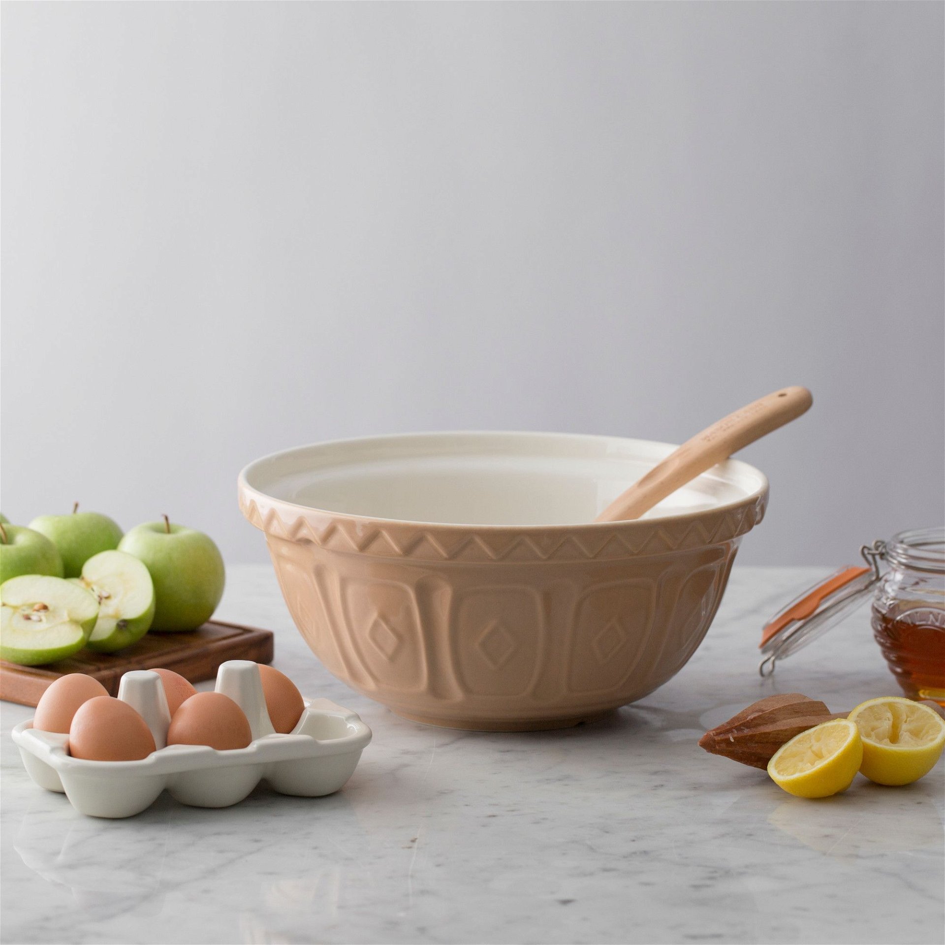 Mason Cash Cane Collection S6 (6.35 Qt) Mixing Bowl Mason Cash Cane Collection S6 (6.35 Qt) Mixing Bowl -All-Clad Shop 3 1 3