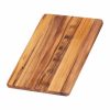 TeakHaus Edge Grain Cutting/Serving Board (Rectangle) | 12" X 8" X 0.55" 2 TeakHaus Edge Grain Cutting/Serving Board (Rectangle) | 12" X 8" X 0.55" -All-Clad Shop 402 essential