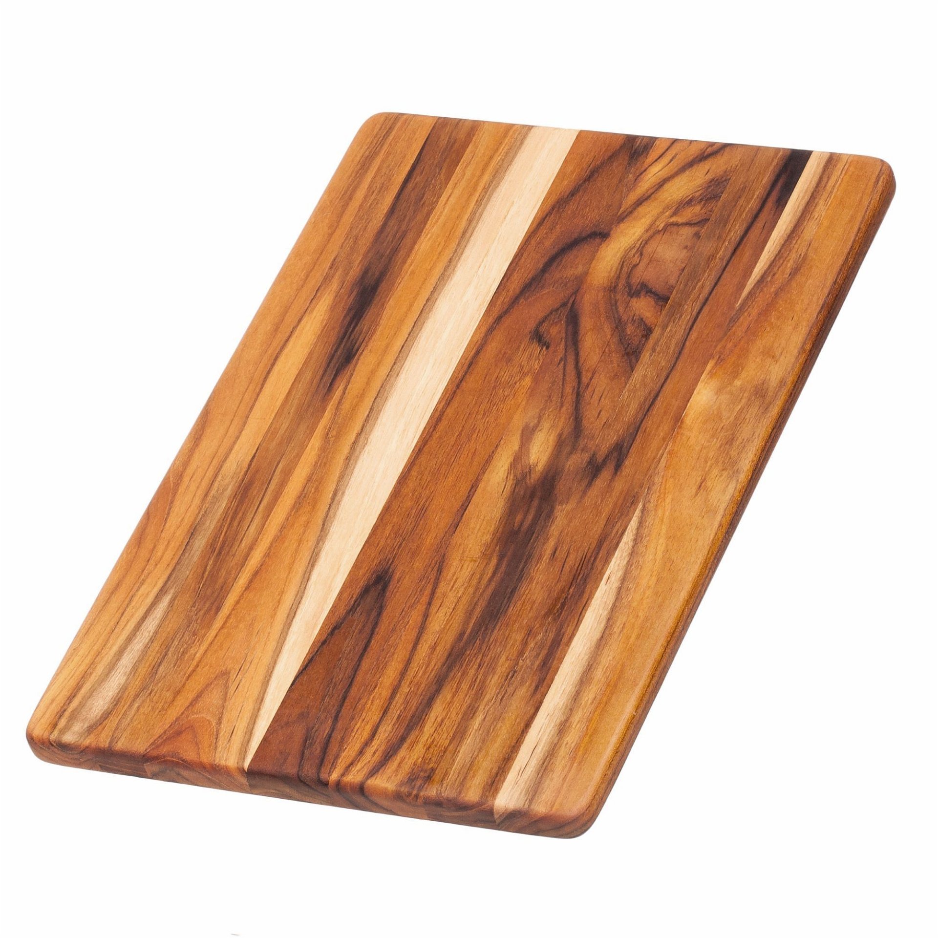 TeakHaus Edge Grain Cutting/Serving Board (Rectangle) | 13.75" x 9.5" x 0.55" TeakHaus Edge Grain Cutting/Serving Board (Rectangle) | 13.75" X 9.5" X 0.55" -All-Clad Shop 403 essential