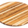 TeakHaus Edge Grain Cutting/Serving Board (Round) | 13" X 0.5" 2 TeakHaus Edge Grain Cutting/Serving Board (Round) | 13" X 0.5" -All-Clad Shop 411 essential