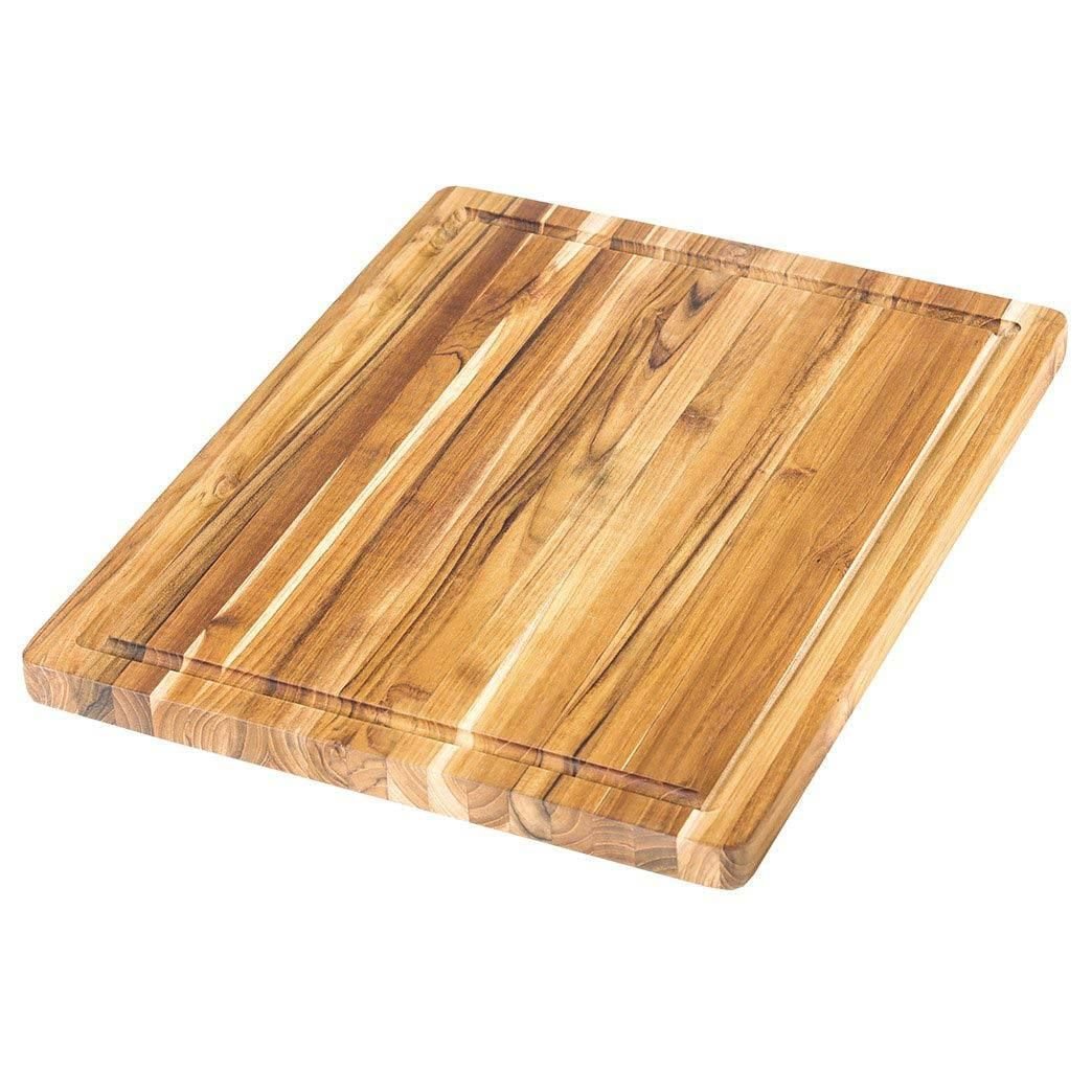 TeakHaus Edge Grain Essential Cutting Boards (Set of 2) | 18" x 14" & 14" x 10" TeakHaus Edge Grain Essential Cutting Boards (Set Of 2) | 18" X 14" & 14" X 10" -All-Clad Shop 510 pt2a 1 1