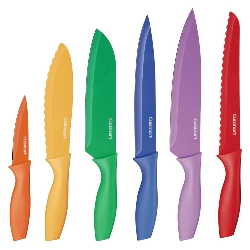 Cuisinart 12-Piece Color Knife Set with Blade Guards Cuisinart 12-Piece Color Knife Set With Blade Guards -All-Clad Shop