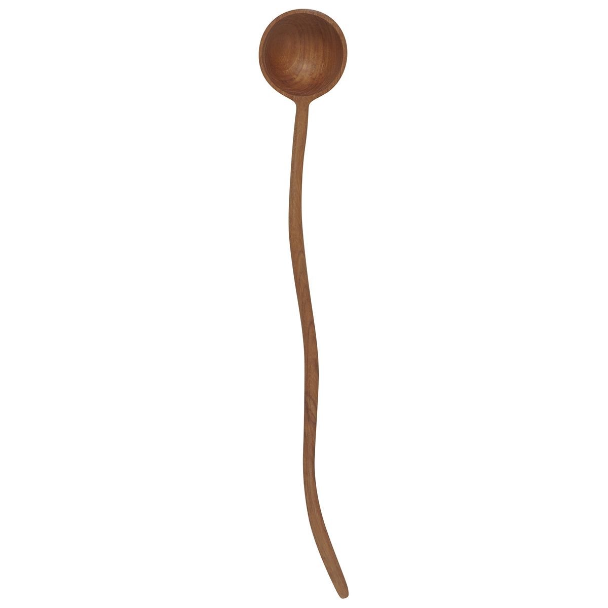 Danica Heirloom Reclaimed Teak Wood 8.5" Long Scoop | Wavy Danica Brands Danica Heirloom Reclaimed Teak Wood 8.5" Long Scoop | Wavy -All-Clad Shop 5202006 herlm teak wood stirring spoon wavy main