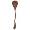 Danica Brands Danica Heirloom Reclaimed Teak Wood 7" Spoon | Wavy -All-Clad Shop 5202008 herlm teak wood spoon wavy handle main