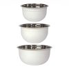 Danica Brands Now Designs By Danica Stainless Steel Mixing Bowls (Set Of 3) | Matte White