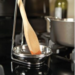 Fox Run Stainless Steel 7" Vertical Spoon Rest -All-Clad Shop 5612 fox run spoon holder lifestyle