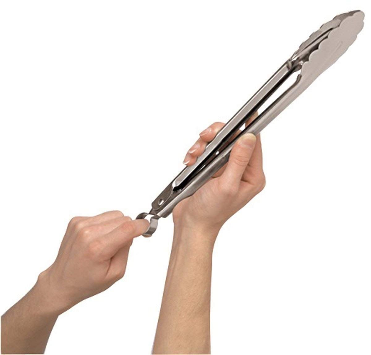 Cuisipro Steel Locking Tongs | 16" Cuisipro Steel Locking Tongs | 16" -All-Clad Shop 57579 cusipro locking