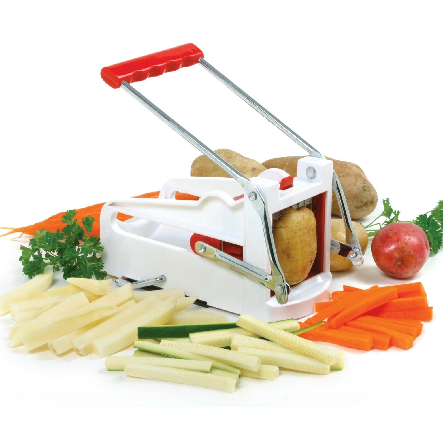 Norpro Deluxe French Fry Cutter / Fruit Wedger Norpro Deluxe French Fry Cutter / Fruit Wedger -All-Clad Shop