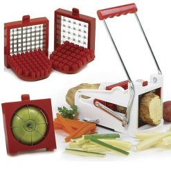 Norpro Deluxe French Fry Cutter / Fruit Wedger 3 Norpro Deluxe French Fry Cutter / Fruit Wedger -All-Clad Shop 6022 french fry cutter fruit wedger