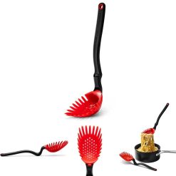 Dreamfarm Holey Spadle Slotted Spoon/Ladle | Red