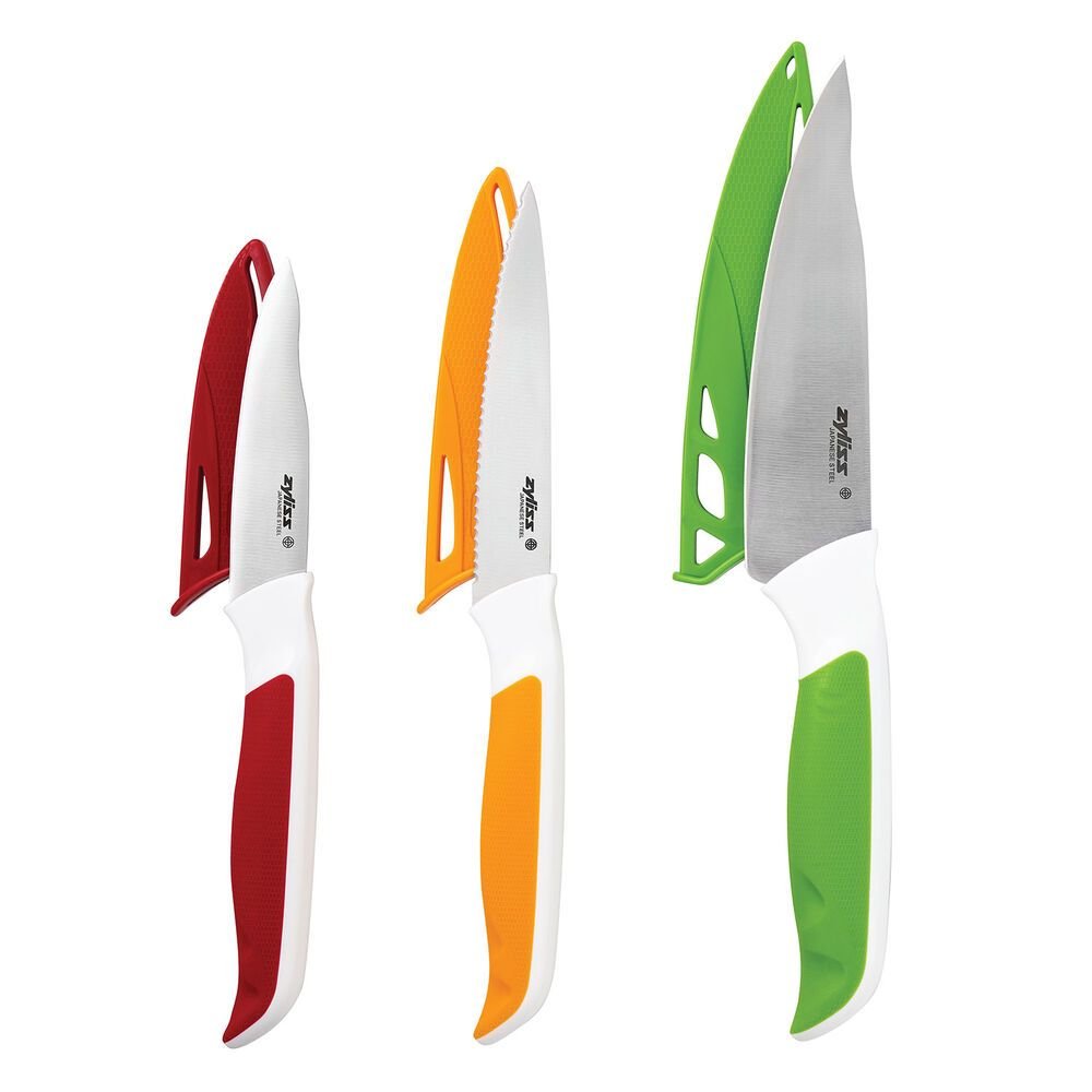 Zyliss Comfort Cutting Board & Knife Set Zyliss Comfort Cutting Board & Knife Set -All-Clad Shop 6562144 0920 vs01