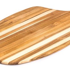 TeakHaus Canoe Board (Large) | 21.5" X 11.5" X 0.5" -All-Clad Shop 702.2 canoe
