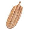 TeakHaus Long Canoe Board | 26.5" X 8.5" X 0.5" 1 TeakHaus Long Canoe Board | 26.5" X 8.5" X 0.5" -All-Clad Shop 703 pt2