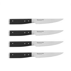 KitchenAid Non-Electrics KitchenAid Gourmet Forged 4-Piece 4.5" Steak Knife Set | Serrated