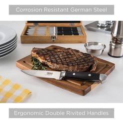 Viking 6-Piece Steak Knife Set With Box | Black -All-Clad Shop 71ao1mdpvll. ac sl1500