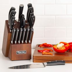 Viking 17 Piece German Steel Cutlery Set + Block -All-Clad Shop 71cvpcihdtl. ac sl1500