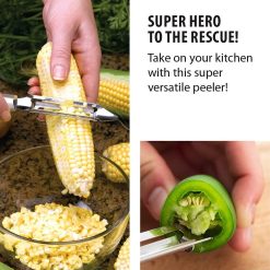 Rada Cutlery Deluxe Vegetable Peeler | Silver 6 Rada Cutlery Deluxe Vegetable Peeler | Silver -All-Clad Shop 71dxx 4tyyl. ac sl1100