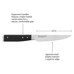 KitchenAid Non-Electrics KitchenAid Gourmet Forged 4-Piece 4.5" Steak Knife Set | Serrated 4 KitchenAid Non-Electrics KitchenAid Gourmet Forged 4-Piece 4.5" Steak Knife Set | Serrated -All-Clad Shop 71q0ydbtr5l. ac sl1500