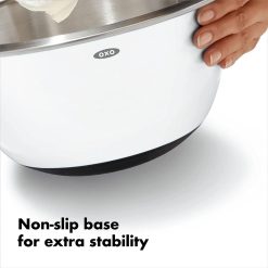 OXO Good Grips 3-Piece Stainless Steel Mixing Bowl Set | White -All-Clad Shop 71rxrzgmg9s. ac sl1500