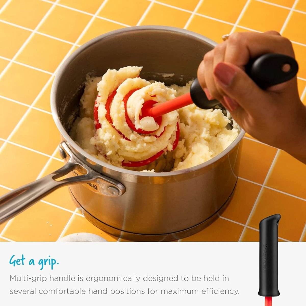 Dreamfarm Smood Lite Potato Masher | Red Dreamfarm Smood Lite Potato Masher | Red -All-Clad Shop 71tjly2y6hl. ac sl1500