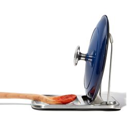 OXO Good Grips Spoon Rest With Lid Holder | Stainless Steel -All-Clad Shop 71tqwwasgtl. ac sl1500
