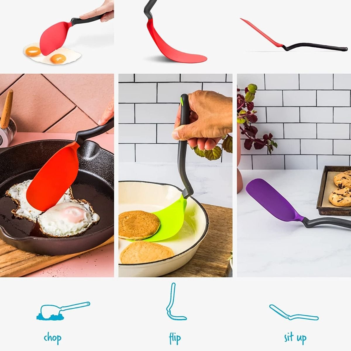 Dreamfarm Chopula Silicone Spatula| Red Dreamfarm Chopula Silicone Spatula| Red -All-Clad Shop 71ulor3qrjl. ac sl1500