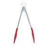 Cuisipro 9.5" Silicone Tongs With Teeth | Red 1 Cuisipro 9.5" Silicone Tongs With Teeth | Red -All-Clad Shop 74717705 1 1800x1800