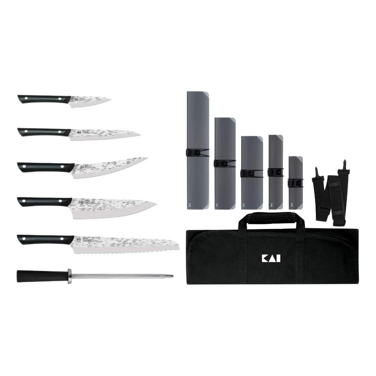 Kai PRO by Shun Culinary Set | 7-Piece Shun Cutlery Kai PRO By Shun Culinary Set | 7-Piece -All-Clad Shop 7pcset