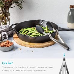 Dreamfarm 9" Clongs Silicone Tongs | Black 5 Dreamfarm 9" Clongs Silicone Tongs | Black -All-Clad Shop 811pwjsb5nl. ac sl1500 1