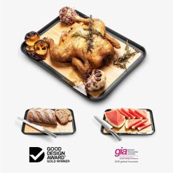 Dreamfarm Fledge Bamboo Cutting Board | 14" X 10" -All-Clad Shop 81ammogjxml. ac sl1500 2