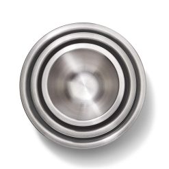 OXO 3-Piece Stainless Steel Mixing Bowl Set | Grey & Blue 4 OXO 3-Piece Stainless Steel Mixing Bowl Set | Grey & Blue -All-Clad Shop 81b56 wzn3l. sl1500