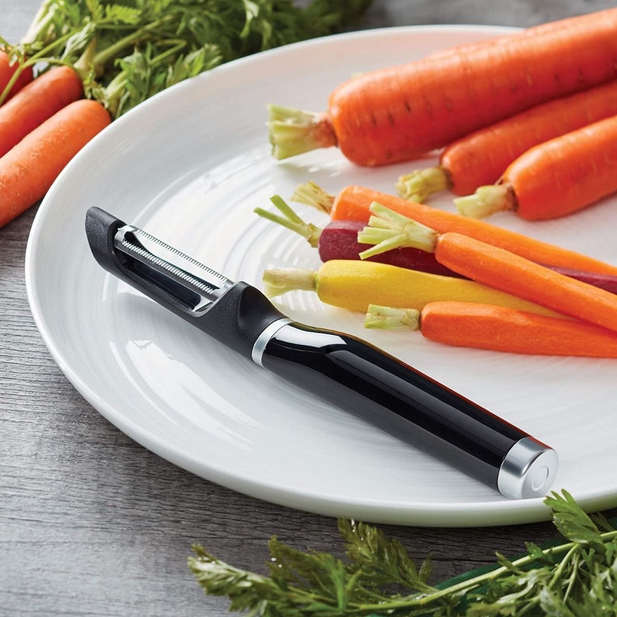 KitchenAid Classic Euro Peeler | Black KitchenAid Non-Electrics KitchenAid Classic Euro Peeler | Black -All-Clad Shop