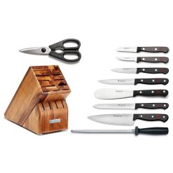 Wusthof Cutlery Wusthof Gourmet 10-Piece Knife Block Set | Acacia -All-Clad Shop 81dpvisy0 l. ac sl1500
