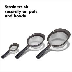 OXO Good Grips Strainer Set | 3-Piece -All-Clad Shop 81g2j7ztu l. ac sl1500