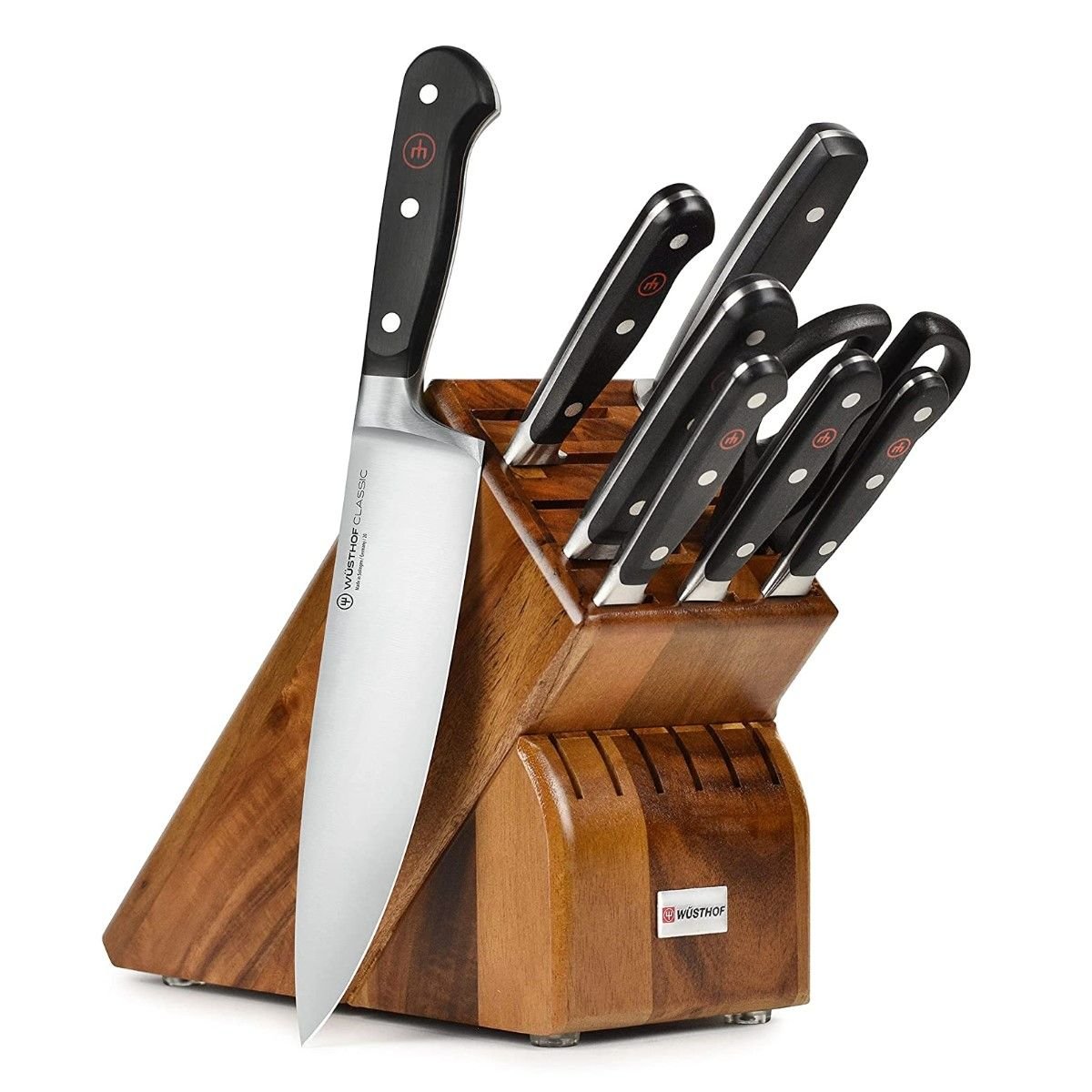 Wusthof Classic 9-Piece Knife Block Set | Acacia Wusthof Cutlery Wusthof Classic 9-Piece Knife Block Set | Acacia -All-Clad Shop 81gaouer6jl. ac sl1500