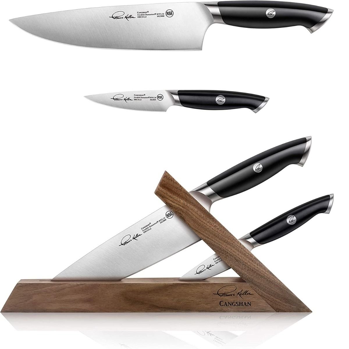 Cangshan Cutlery Thomas Keller Signature Collection TAI 3-Piece Knife Block Set Cangshan Cutlery Thomas Keller Signature Collection TAI 3-Piece Knife Block Set -All-Clad Shop