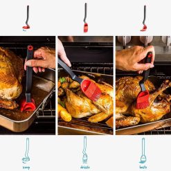 Dreamfarm Brizzle Silicone Basting Brush | Red 4 Dreamfarm Brizzle Silicone Basting Brush | Red -All-Clad Shop 81nuabduzsl. ac sl1500