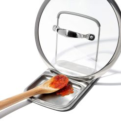 OXO Good Grips Spoon Rest With Lid Holder | Stainless Steel -All-Clad Shop 81p6nbt4hbl. ac sl1500