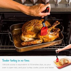 Dreamfarm Brizzle Silicone Basting Brush | Red 10 Dreamfarm Brizzle Silicone Basting Brush | Red -All-Clad Shop 81rd y71stl. ac sl1500 1