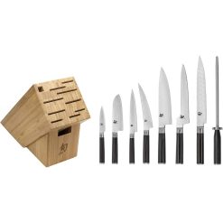 Shun Cutlery Shun Classic 9-Piece Chef's Choice Block Set