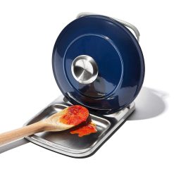 OXO Good Grips Spoon Rest With Lid Holder | Stainless Steel -All-Clad Shop 81yodztmdgl. ac sl1500