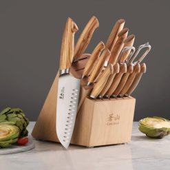 Cangshan Cutlery Oliv Series 15-Piece Knife Block Set -All-Clad Shop 8 6d2b5425 7429 4e91 97ce e21dac