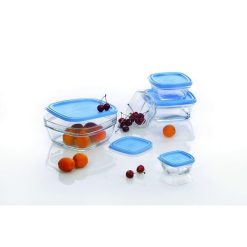Front Page -All-Clad Shop 9015as05 duralex lys square glass bowls with lids set of 5 2 1