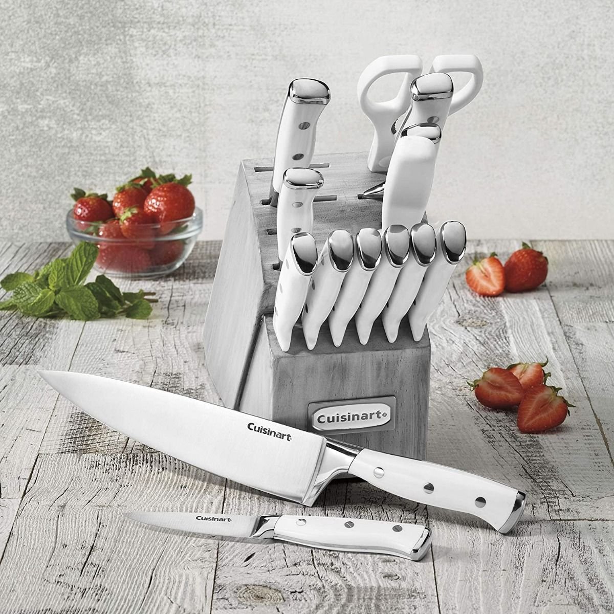 Cuisinart 15-piece Triple Rivet Cutlery Block Set | Grey Block Cuisinart 15-piece Triple Rivet Cutlery Block Set | Grey Block -All-Clad Shop 91yhjeesqll. ac sl1500