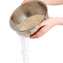 Helen's Asian Kitchen Stainless Steel Rice Washing Bowl - 3 Qt