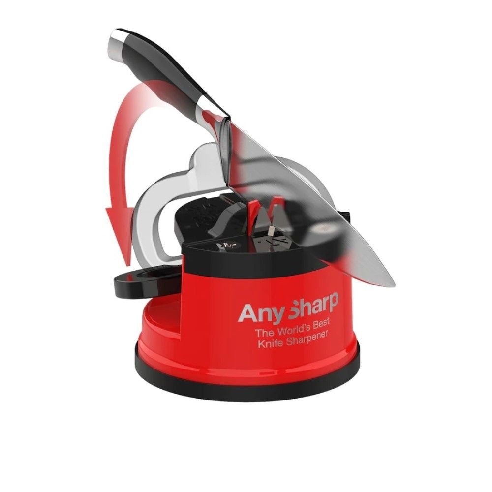 AnySharp Pro Sharpener | Matte Red AnySharp Pro Sharpener | Matte Red -All-Clad Shop